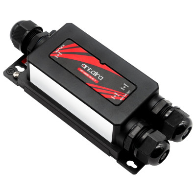 Antaira LEP-0302G-bt-67-T Power over Ethernet extender, IP67 outdoor rated, Wall / Panel / Shelf Mountable 